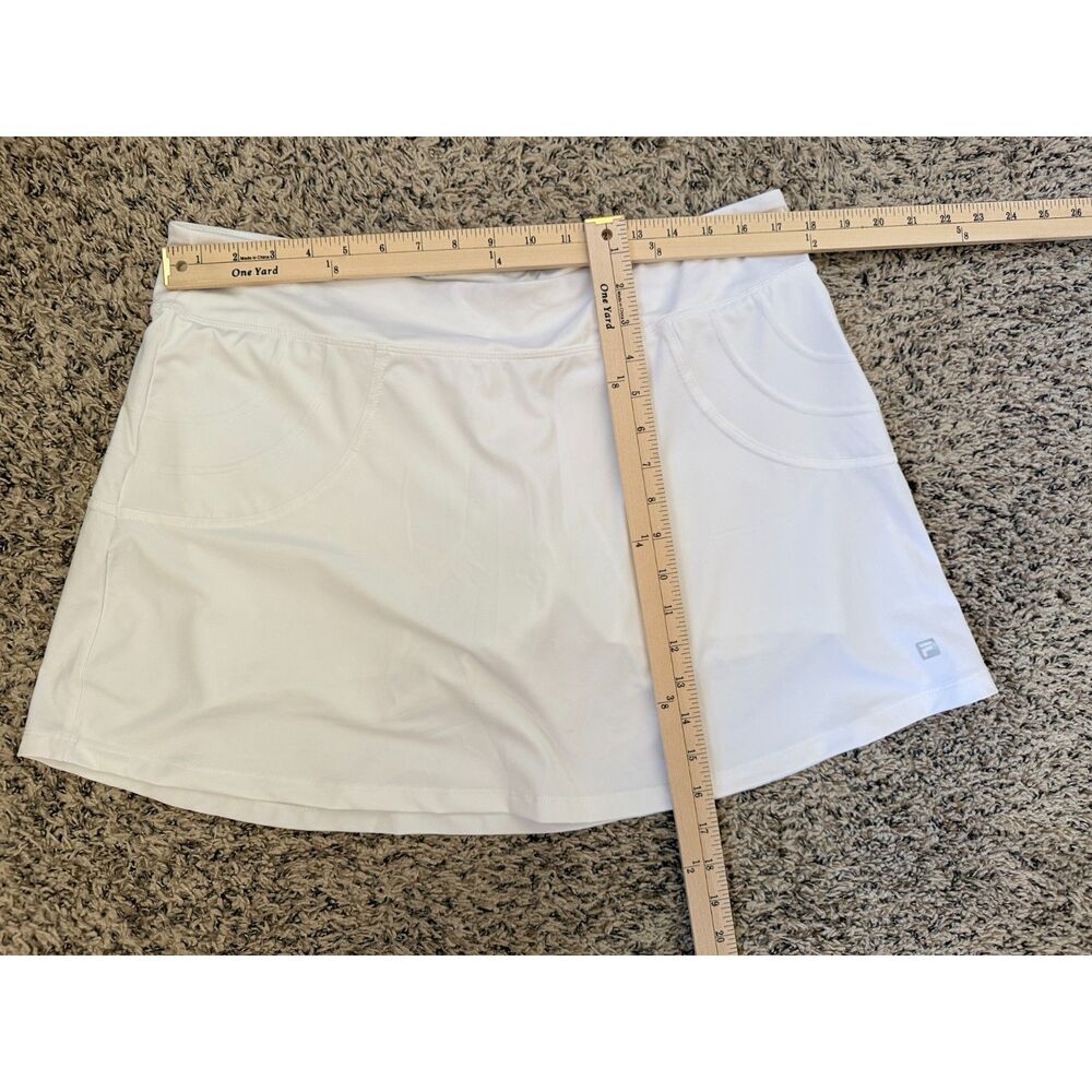 NWT Fila Performance Coolmax White Athletic Skort XXL - Picture 9 of 9